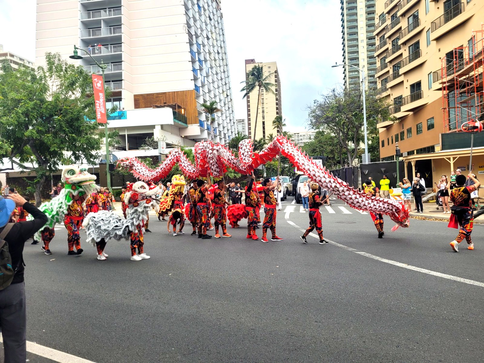 Honolulu Festival 2026 Grand Parade dragon dance in Waikiki